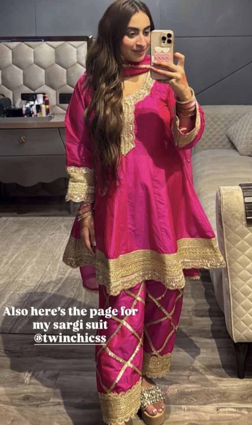 Noor Silk Anarkali Set