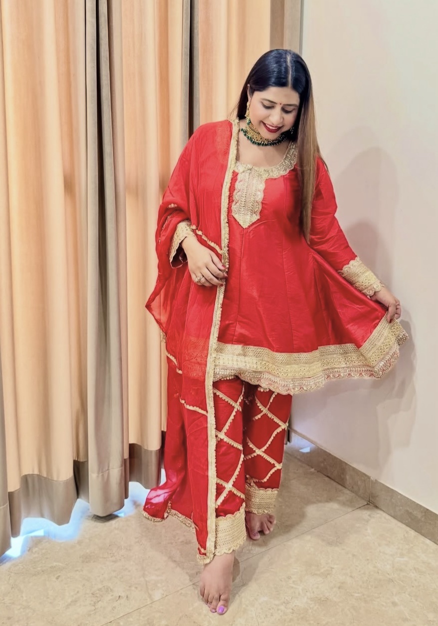 Noor Silk Anarkali Set - Image 3