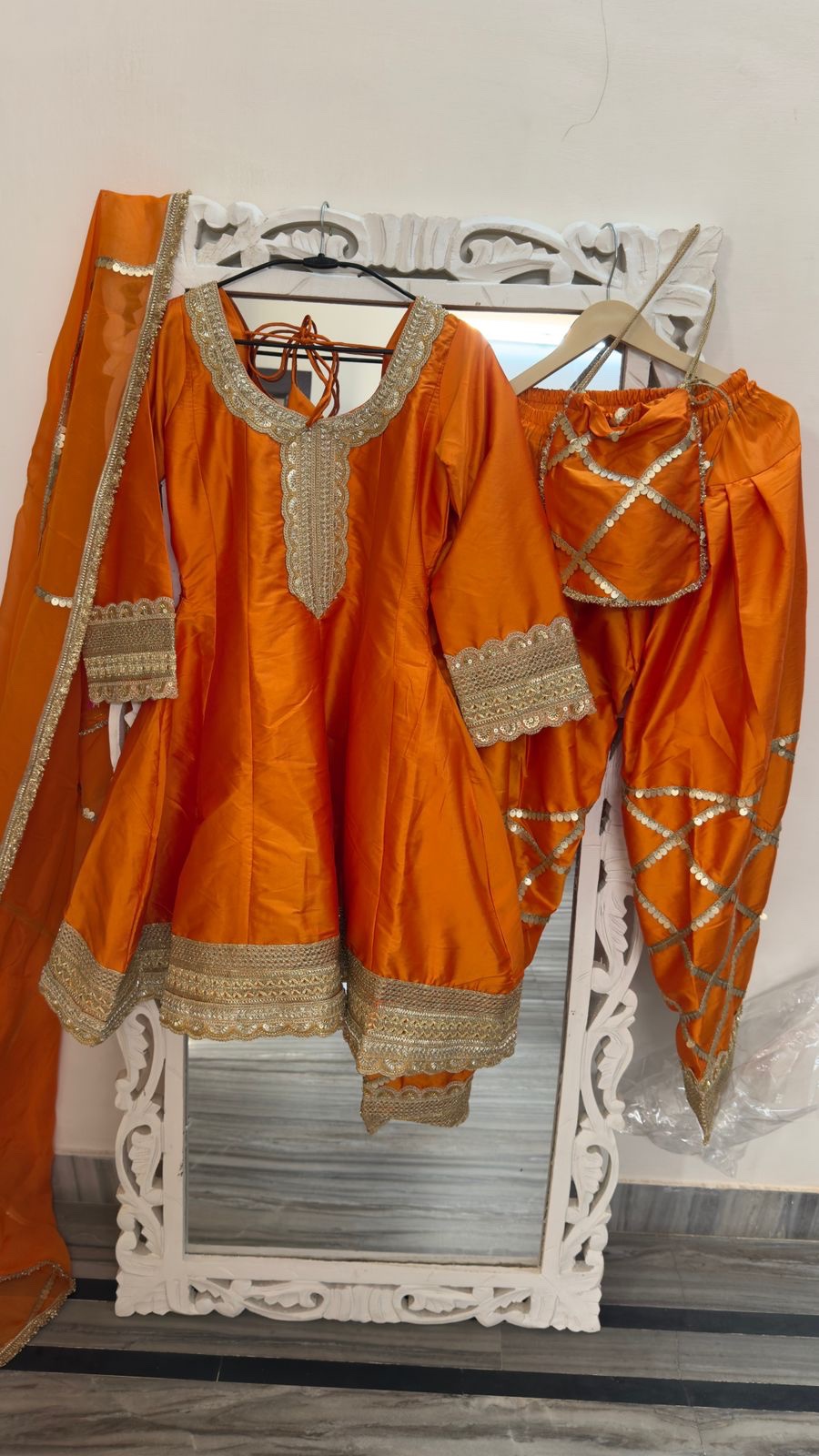 Noor Silk Anarkali Set - Image 4