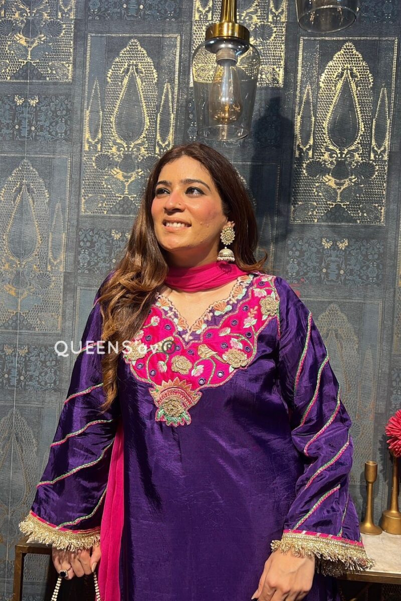 PURPLE FARSHI SUIT