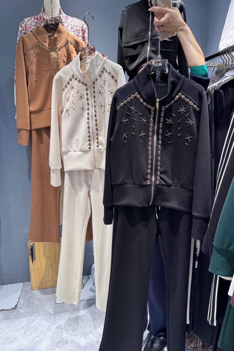 Embellished track coord set