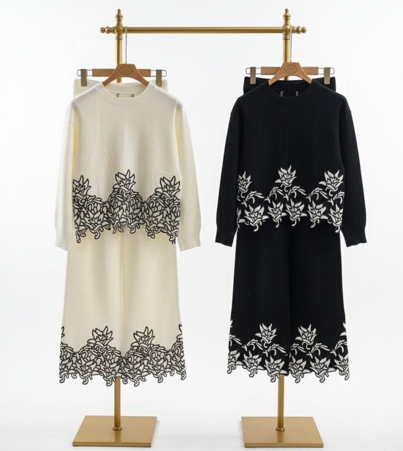 EMBROIDERED WOOLEN CORD