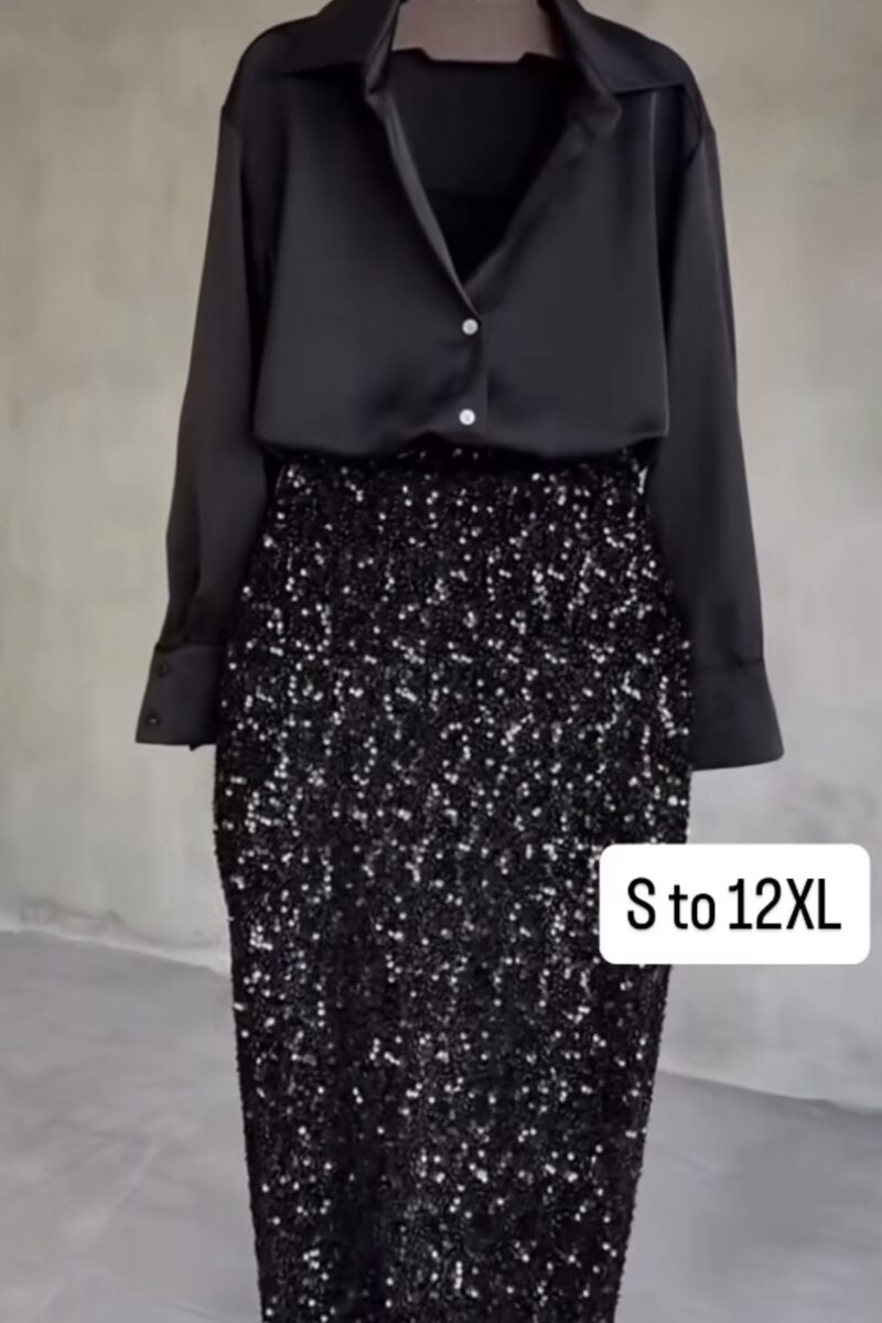 BLING SKIRT AND TOP (LONG SKIRT)