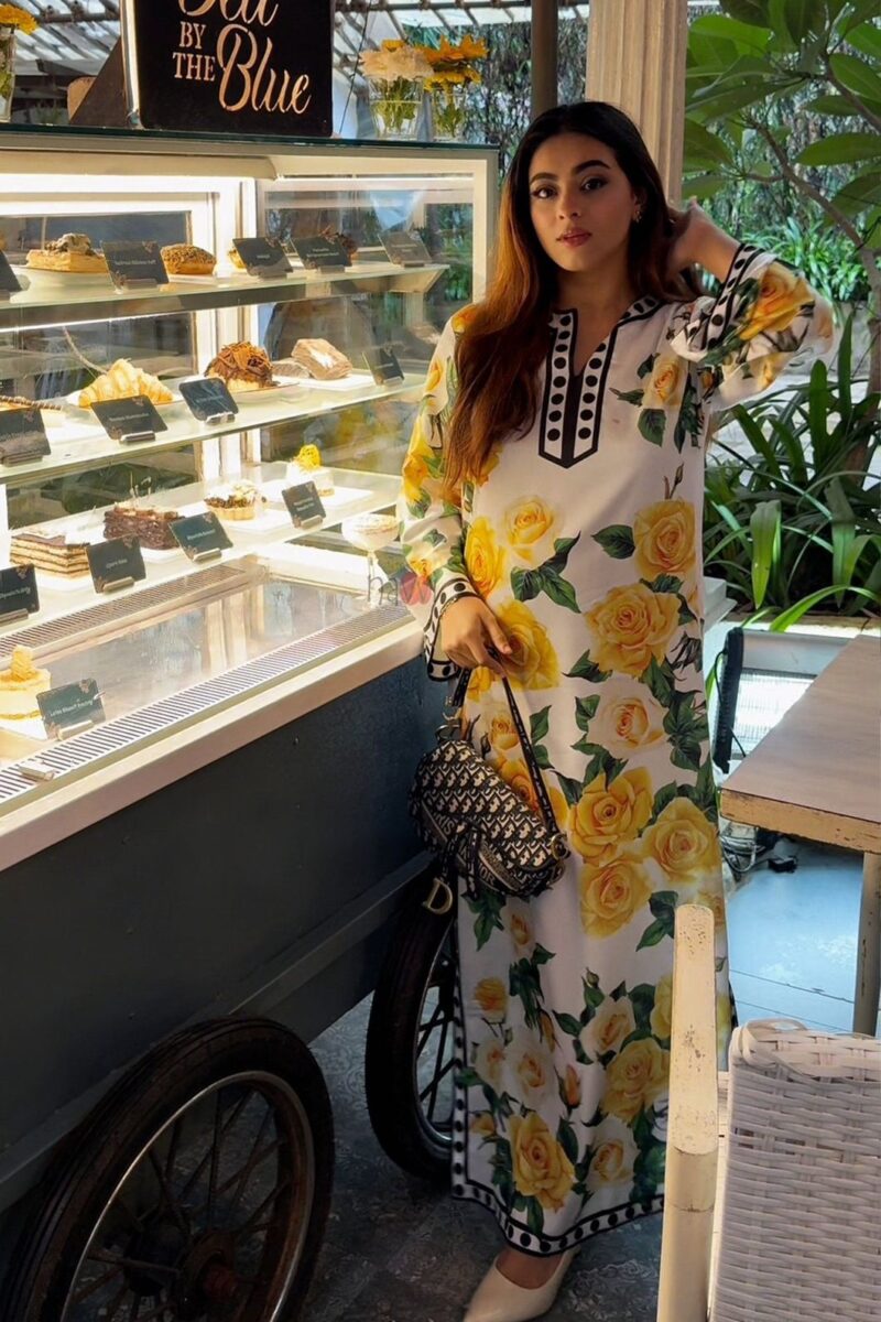 Zaria luxe kaftan dress