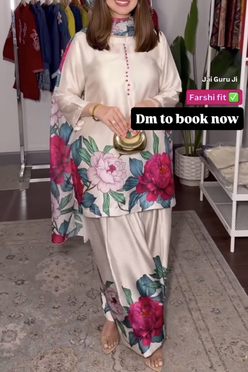 Floral farshi set