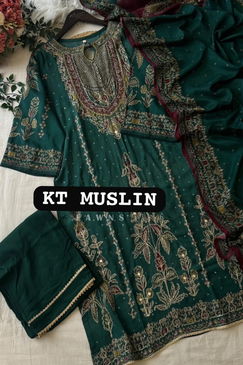 EMERALD UNSTITCHED SUIT