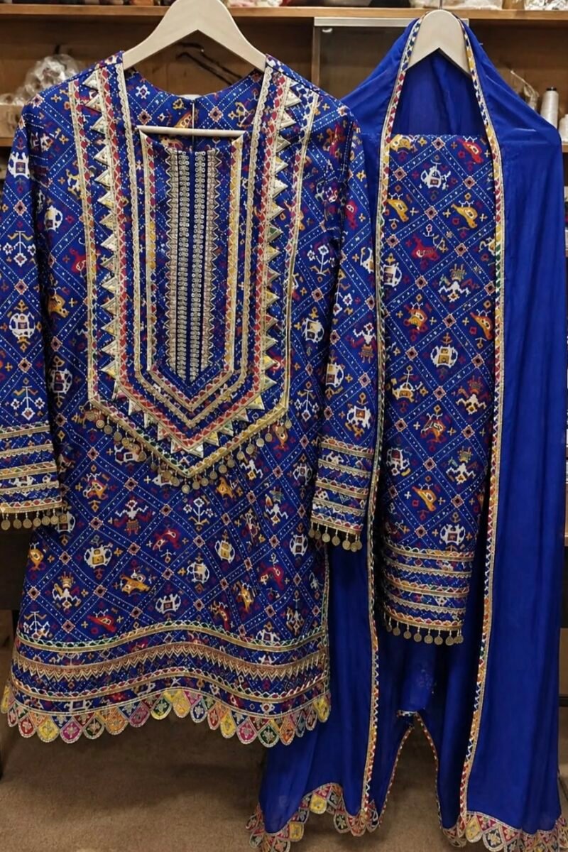 BLUE PATOLA SET