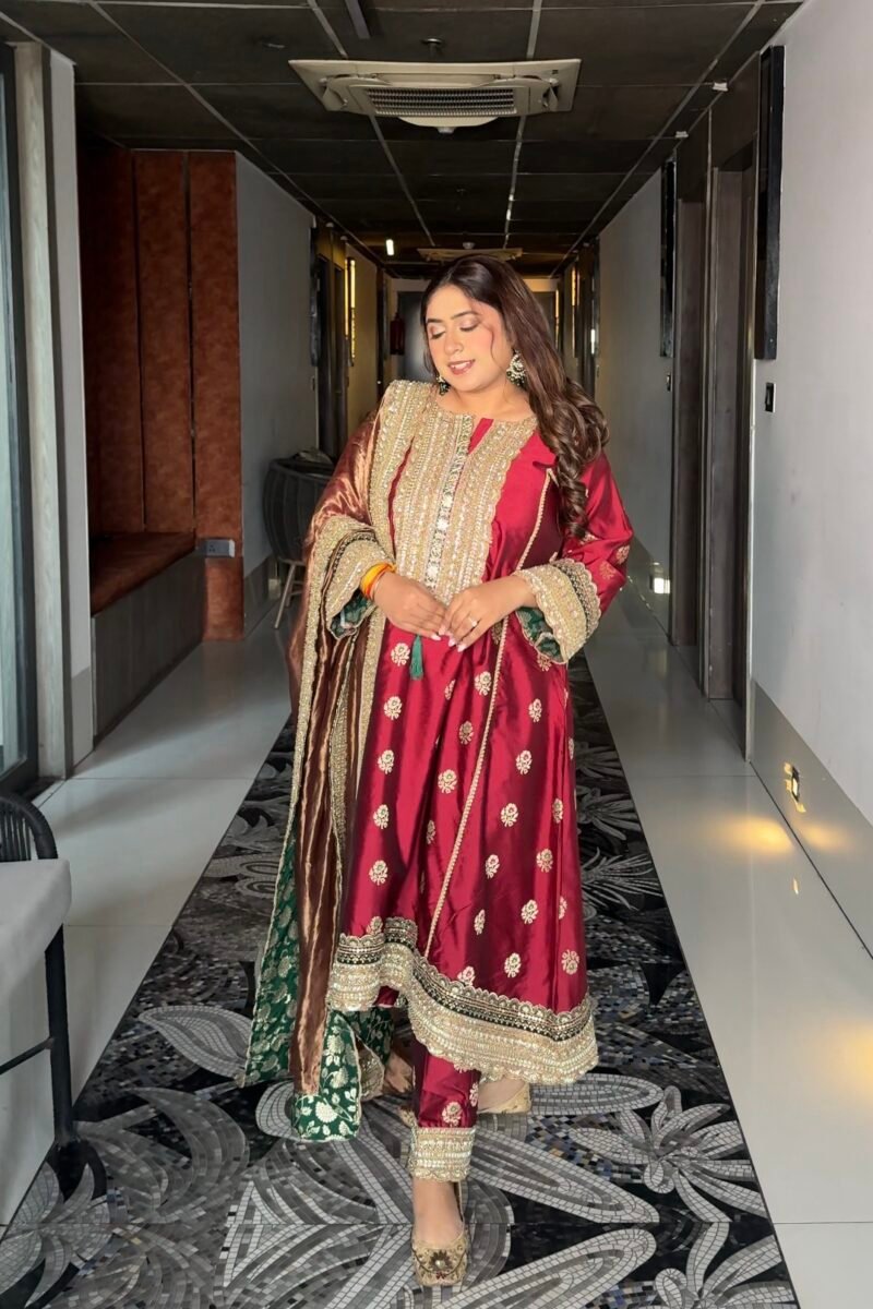 MEGHA A LINE SUIT